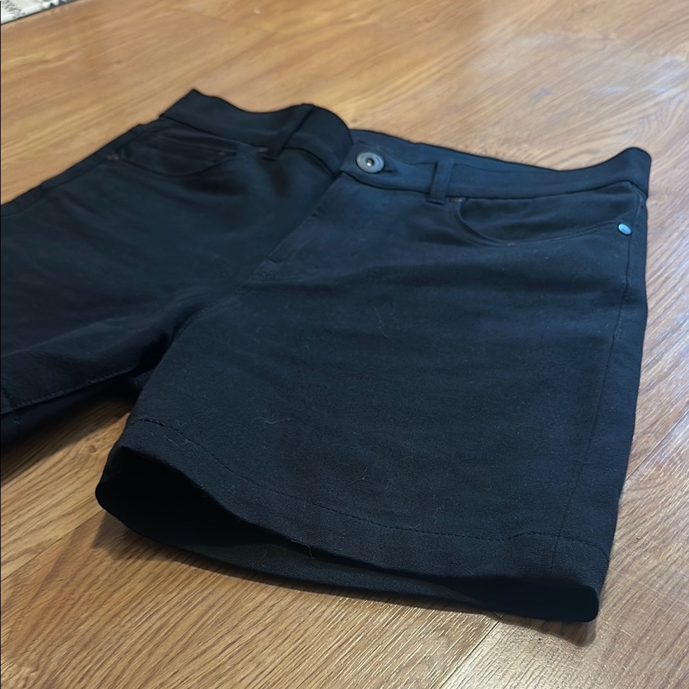 Men's Black Jean Shorts